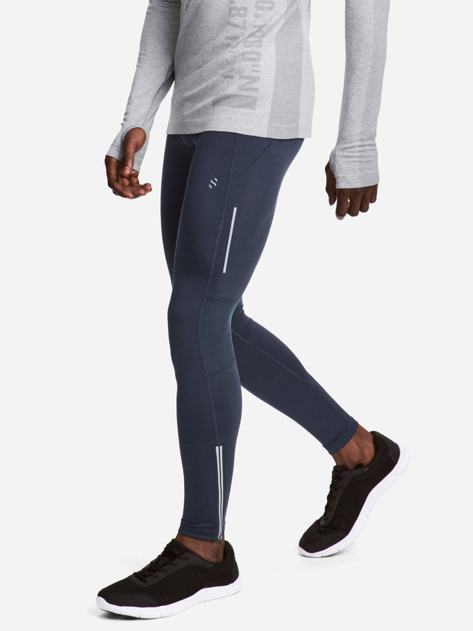 

Тайтсы H&M Sport 09-0533393-002 S Серые (СА2000001868591)