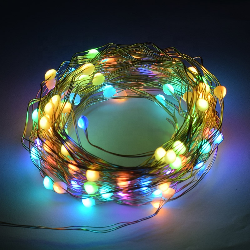 

Светодиодная адресная Smart гирлянда 10м 100Led 16RGB