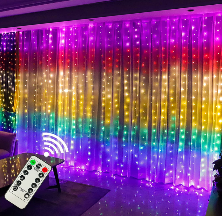 

Светодиодная гирлянда штора "Радуга" 210Led 1.5x2m