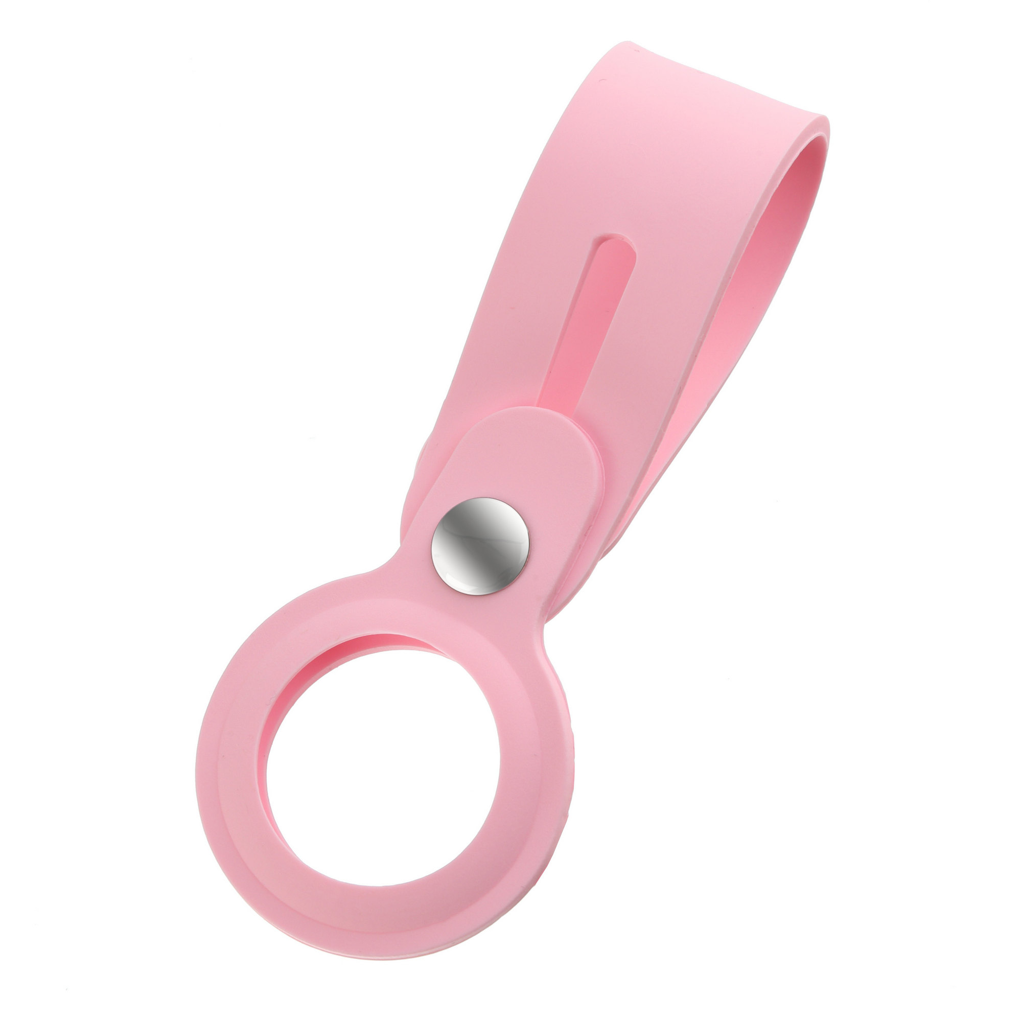 

Брелок Чехол-брелок ArmorStandart для AirTag Silicone Loop with Button Pink (ARM59157)