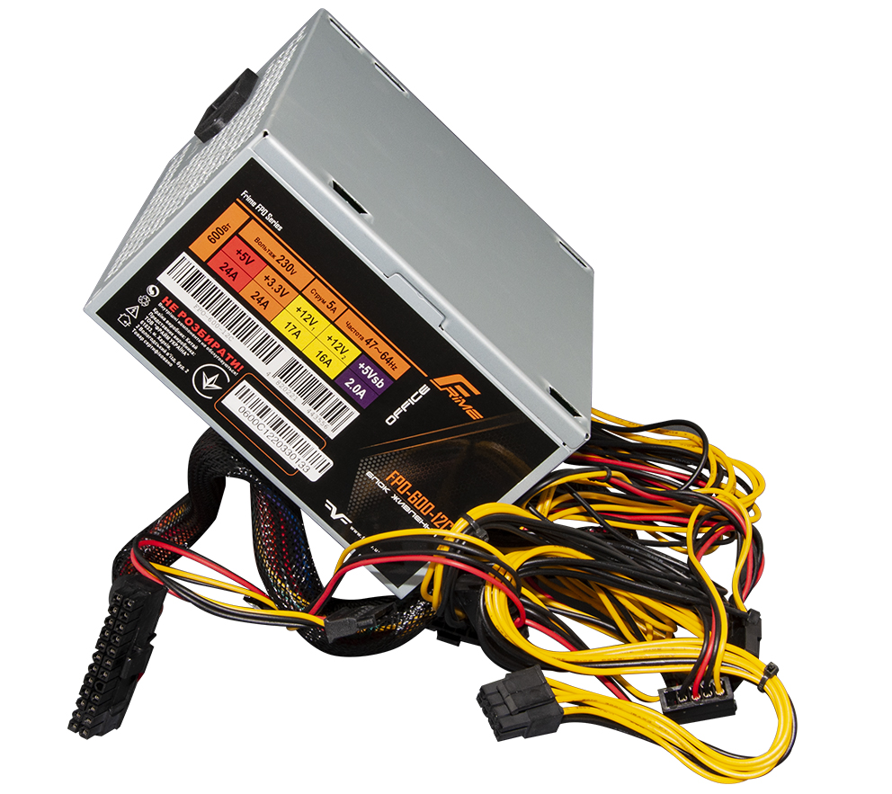 

Блок питания Frime FPO-600-12C_OEM (без кабеля питания)