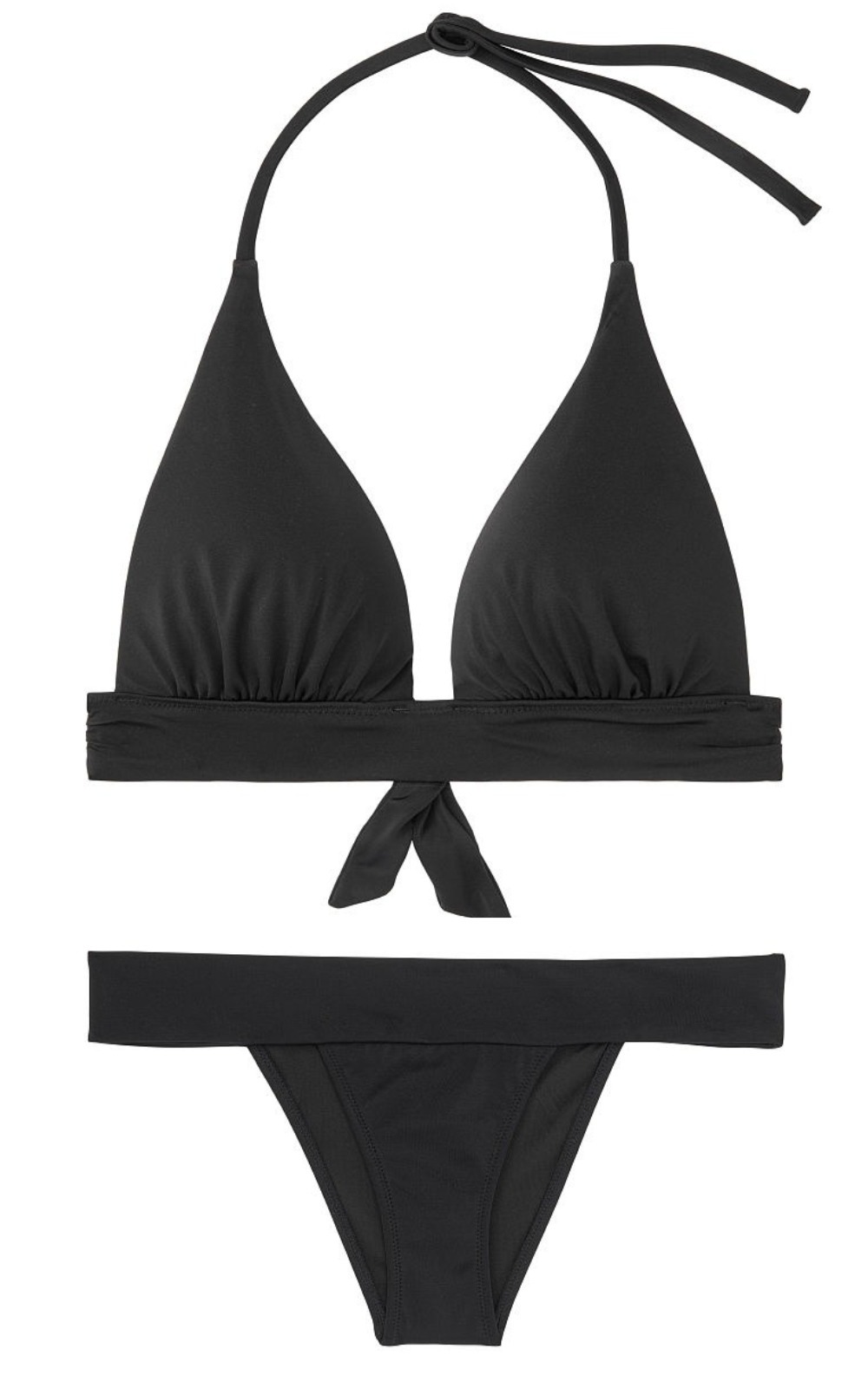

Раздельный купальник с пуш ап Victoria´s Secret топ и плавки art878405 (Черный, размер L)