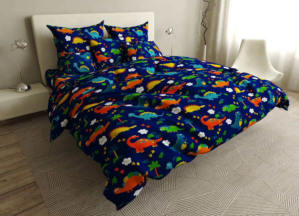 

Комплект постельного белья MirSon Бязь Premium 17-0369 Dilophosaurus Полуторный