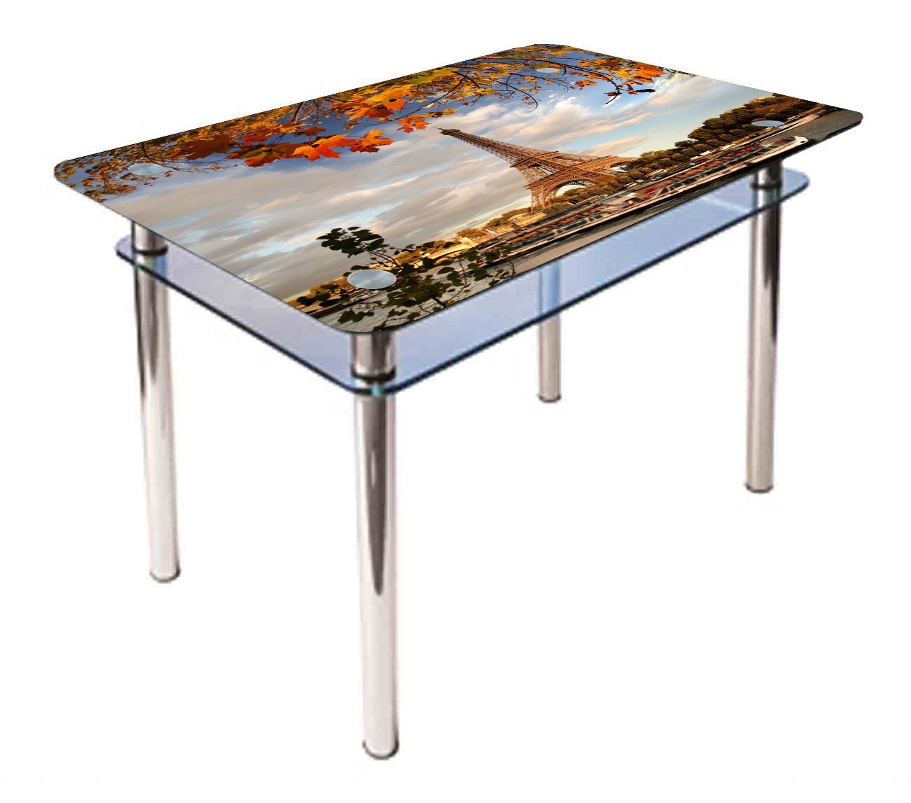 

Обеденный стеклянный стол Glass Antonik КС-1 "Париж" с фотопечатью №144 (1100х700х750 мм)