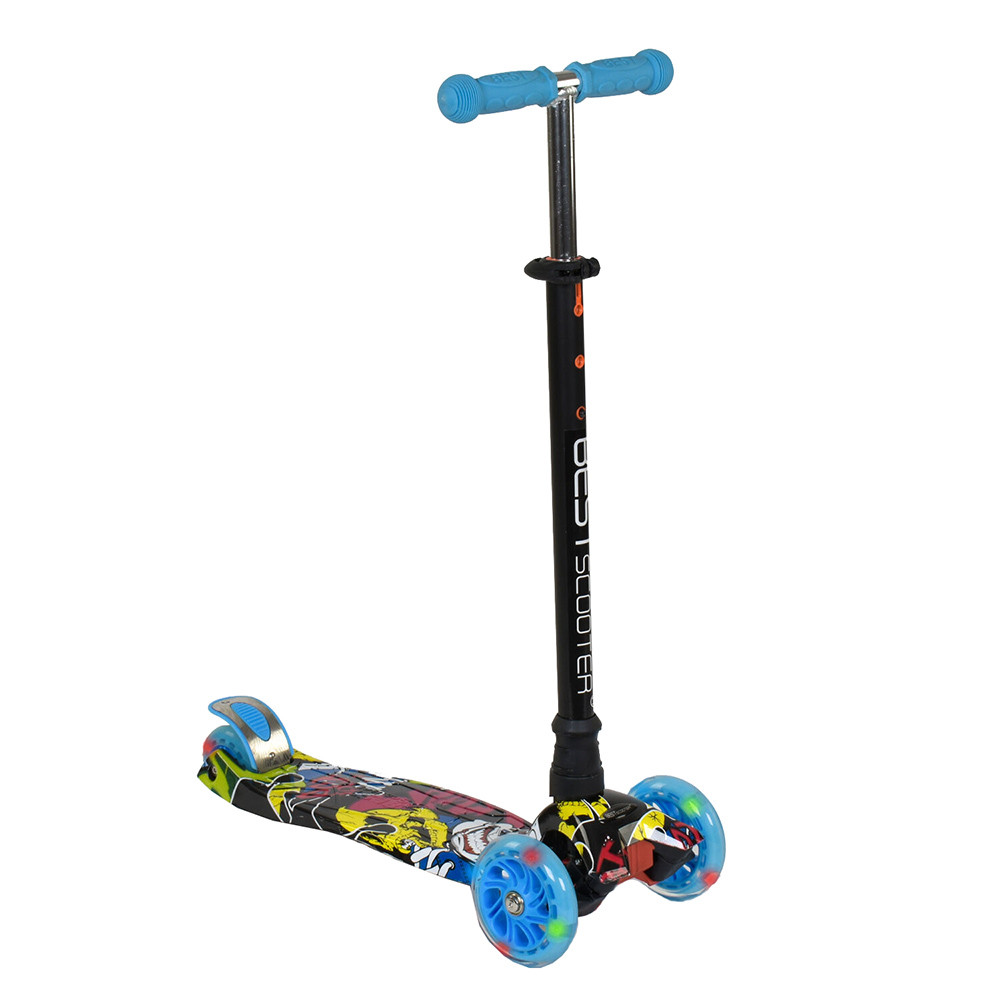 

Самокат MAXI Best Scooter А 24648 /779-1392 Black-Blue