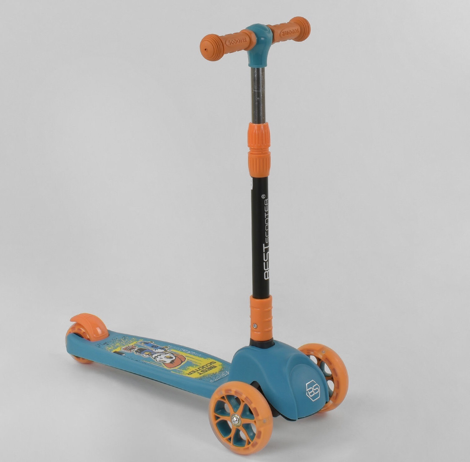 

Самокат Best Scooter свет колес и дисков Blue (45567)
