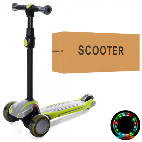 

Самокат Scooter MAXI X1-GGR Серый с зеленым (BAM005129)