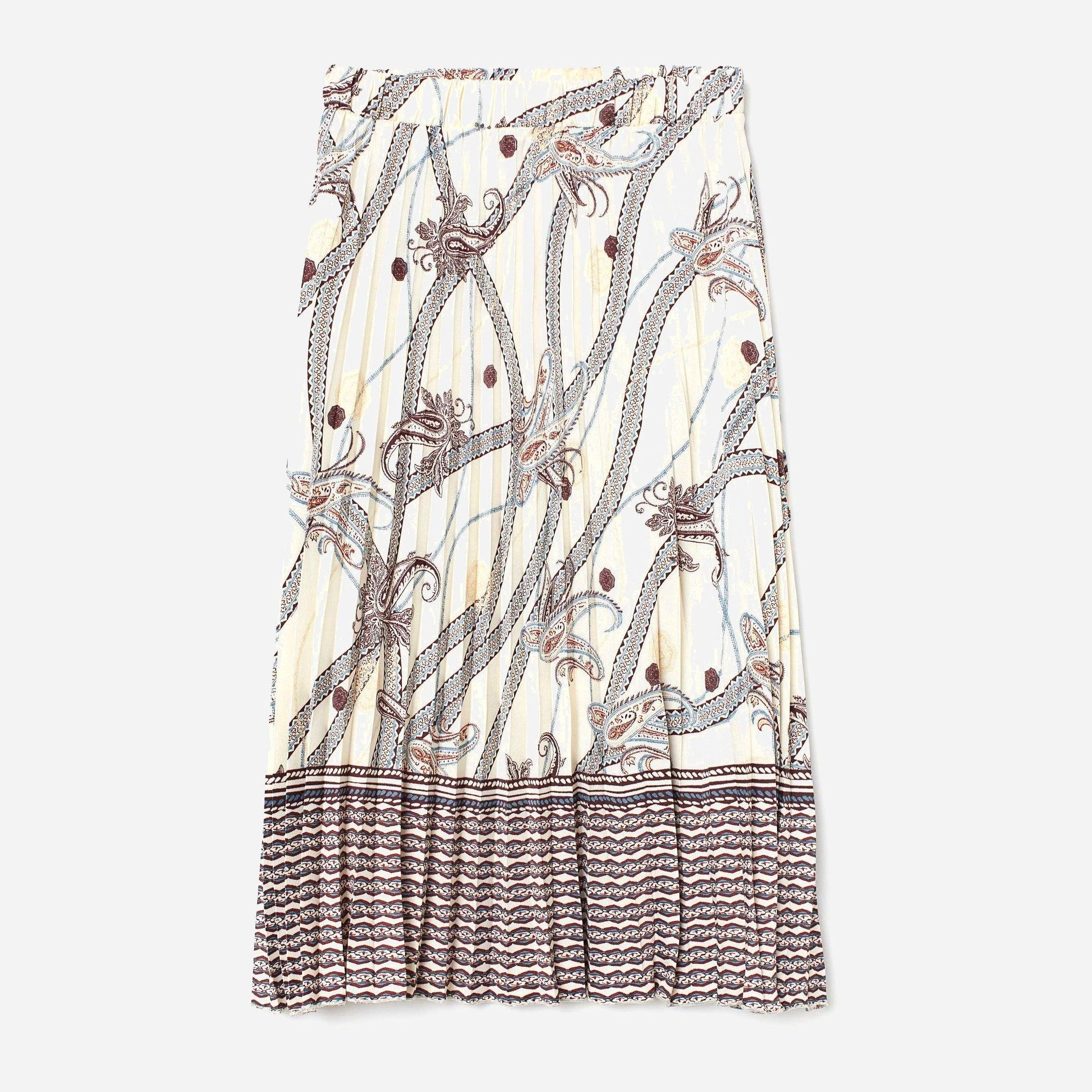 

Юбка H&M XAZ207529KJTS 38 Молочная с разноцветным