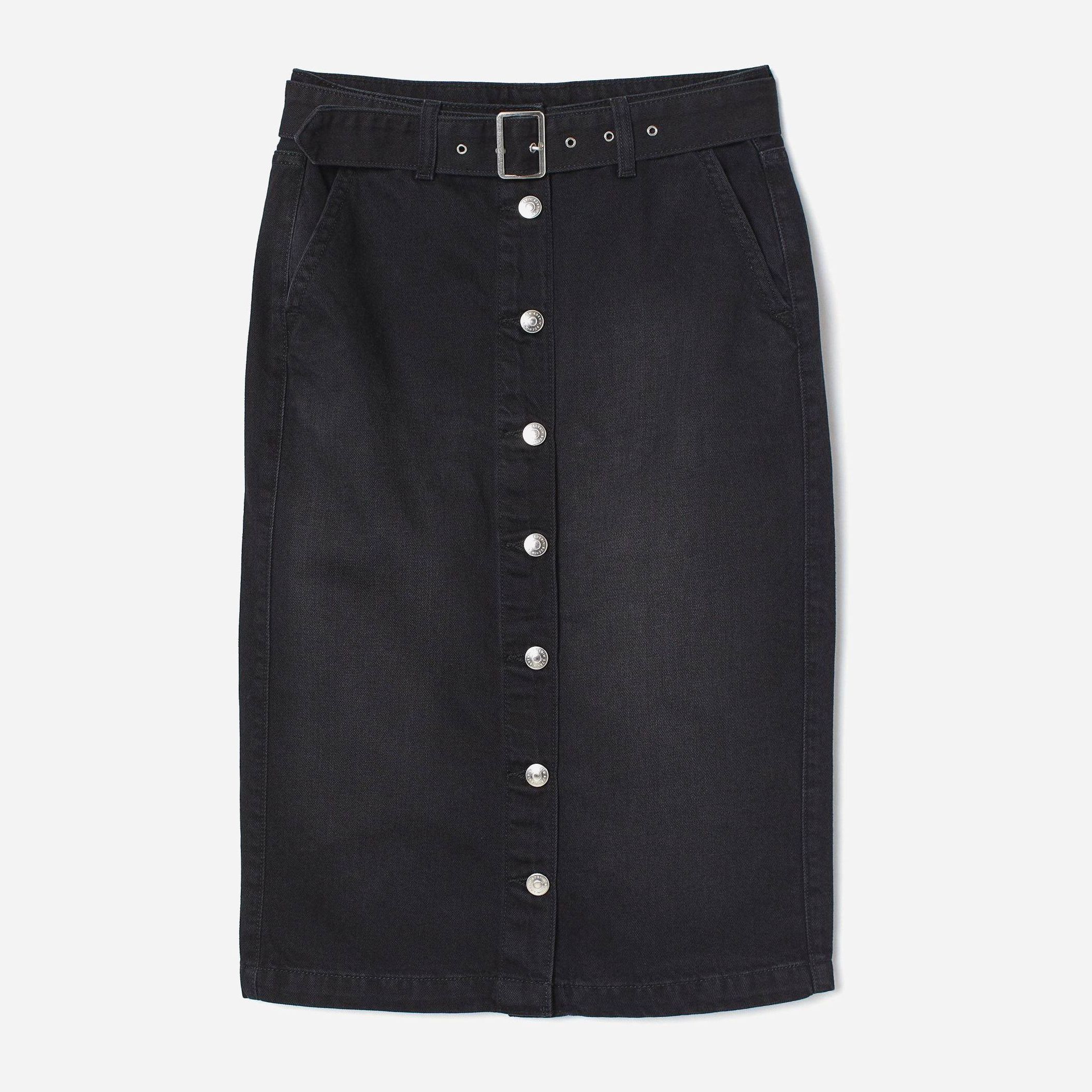 

Юбка джинсовая H&M XAZ235520RKMD 46 Черная