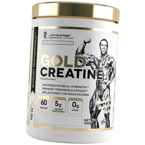 

Креатин Моногидрат, Gold Creatine, Kevin Levrone 300г Без вкуса (31056003)