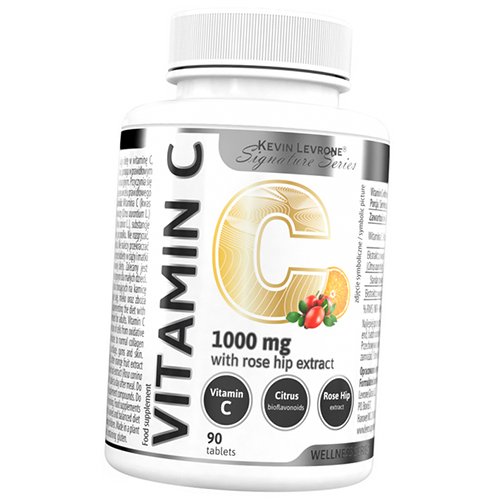 

Витамин С с Экстрактом Шиповника, Vitamin C With Rose Hip Extract, Kevin Levrone 90таб (36056002)
