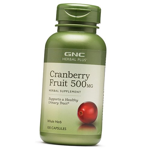 

Экстракт Клюквы, Cranberry Fruit 500, GNC 100капс (71120020)