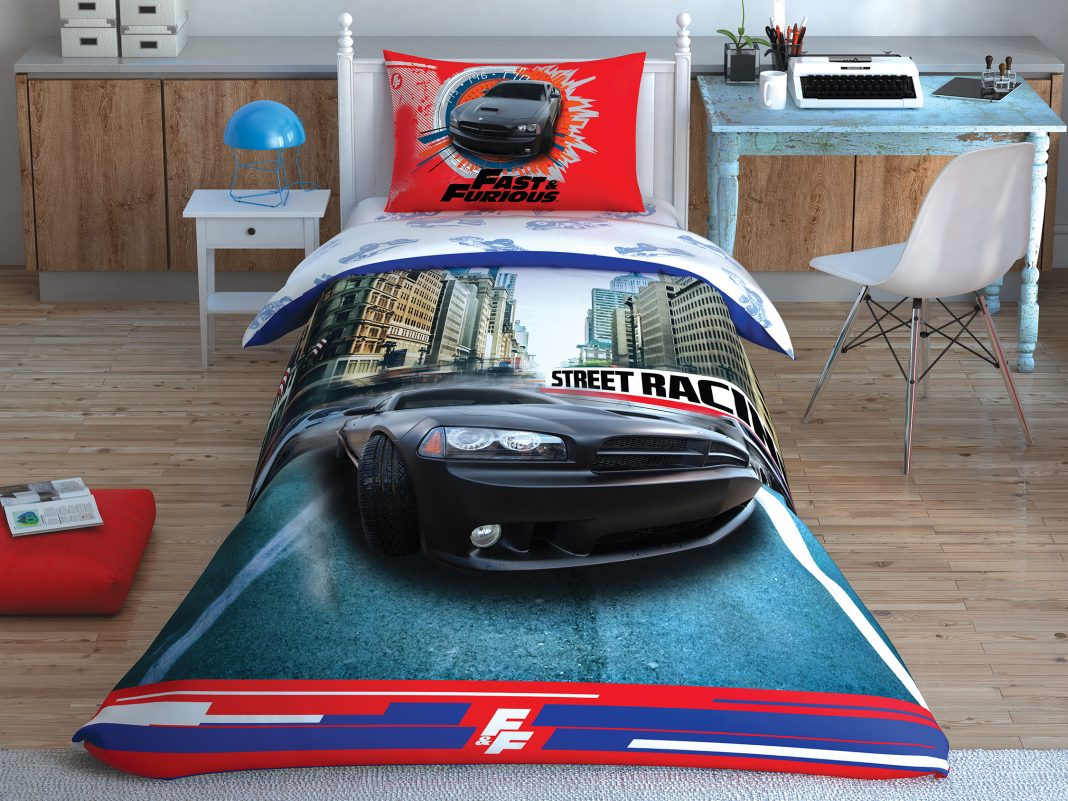 

Комплект постельного белья Tac Disney Fast & Furious подростковое
