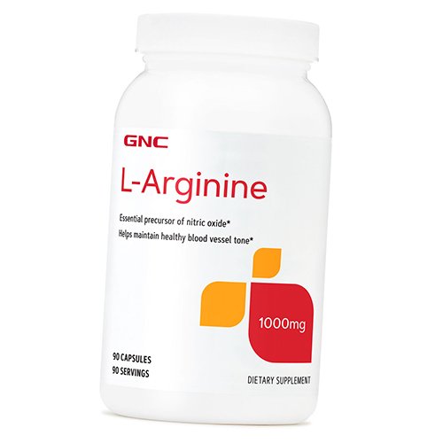 

Аргинин, L-Arginine 1000 Caps, GNC 90капс (27120016)