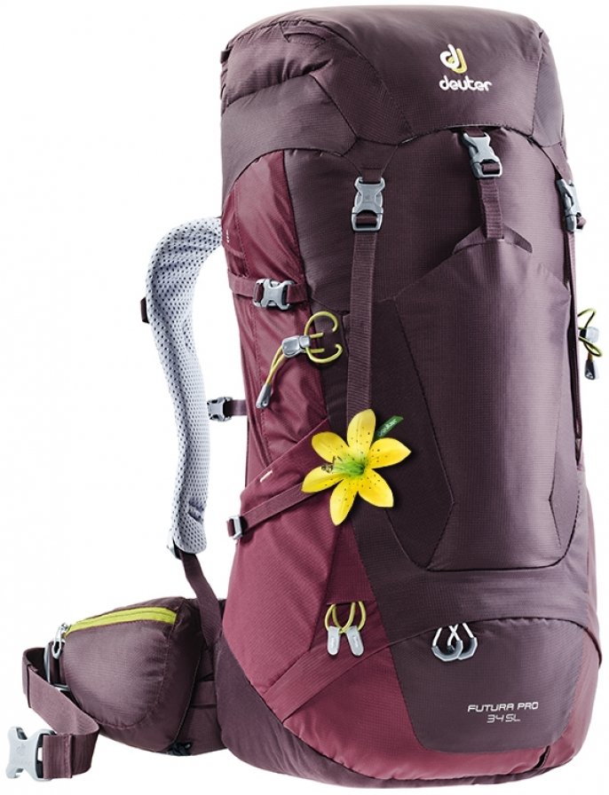 

Рюкзак Deuter Futura Pro 34 SL цвет 5525 aubergine-maron / Размер 34 (3401018 5525)