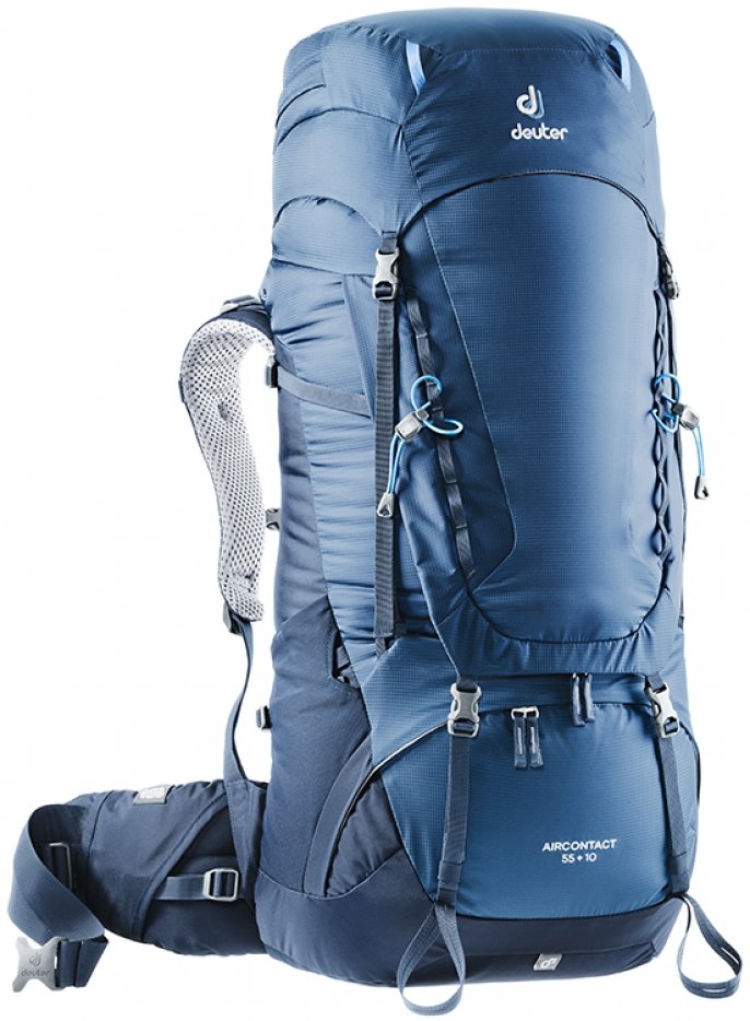 

Рюкзак Deuter Aircontact 55 + 10 цвет 3365 midnight-navy / Размер 65 л (3320319 3365)