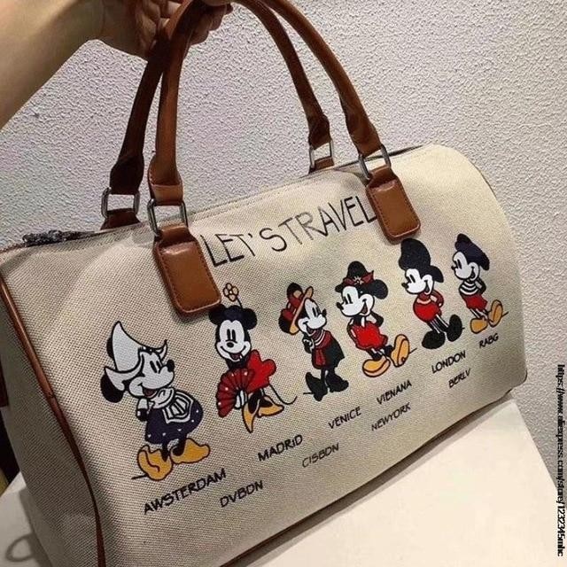 

Женская сумка-мессенджер Disney с надписью Let's Travel