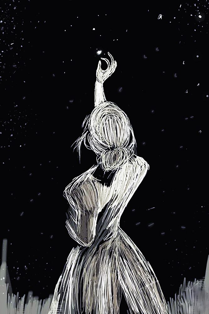 

Набор алмазной вышивки "Дотянуться до звезды"