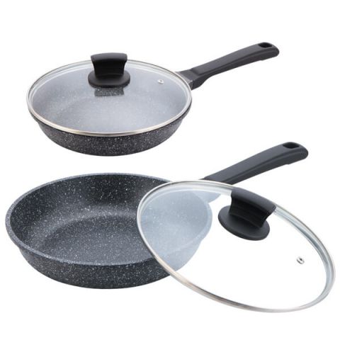 

Пательня традиційна (1225-24-MR) з кришкою Maestro Granite 24см