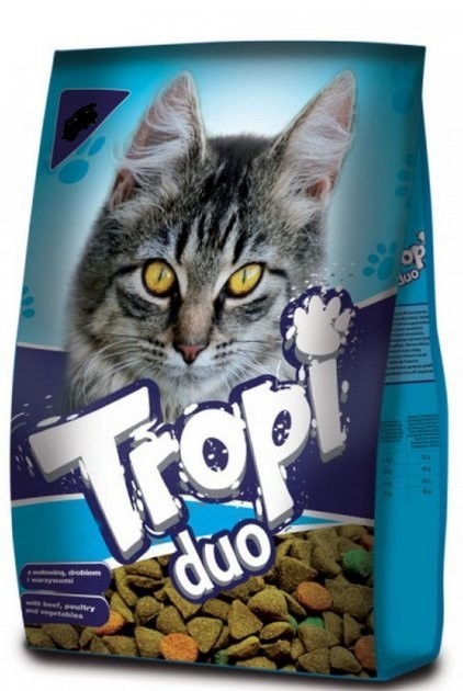 

Сухой корм для взрослых котов Tropi DUO с говядиной, курицей и овощами 10 кг