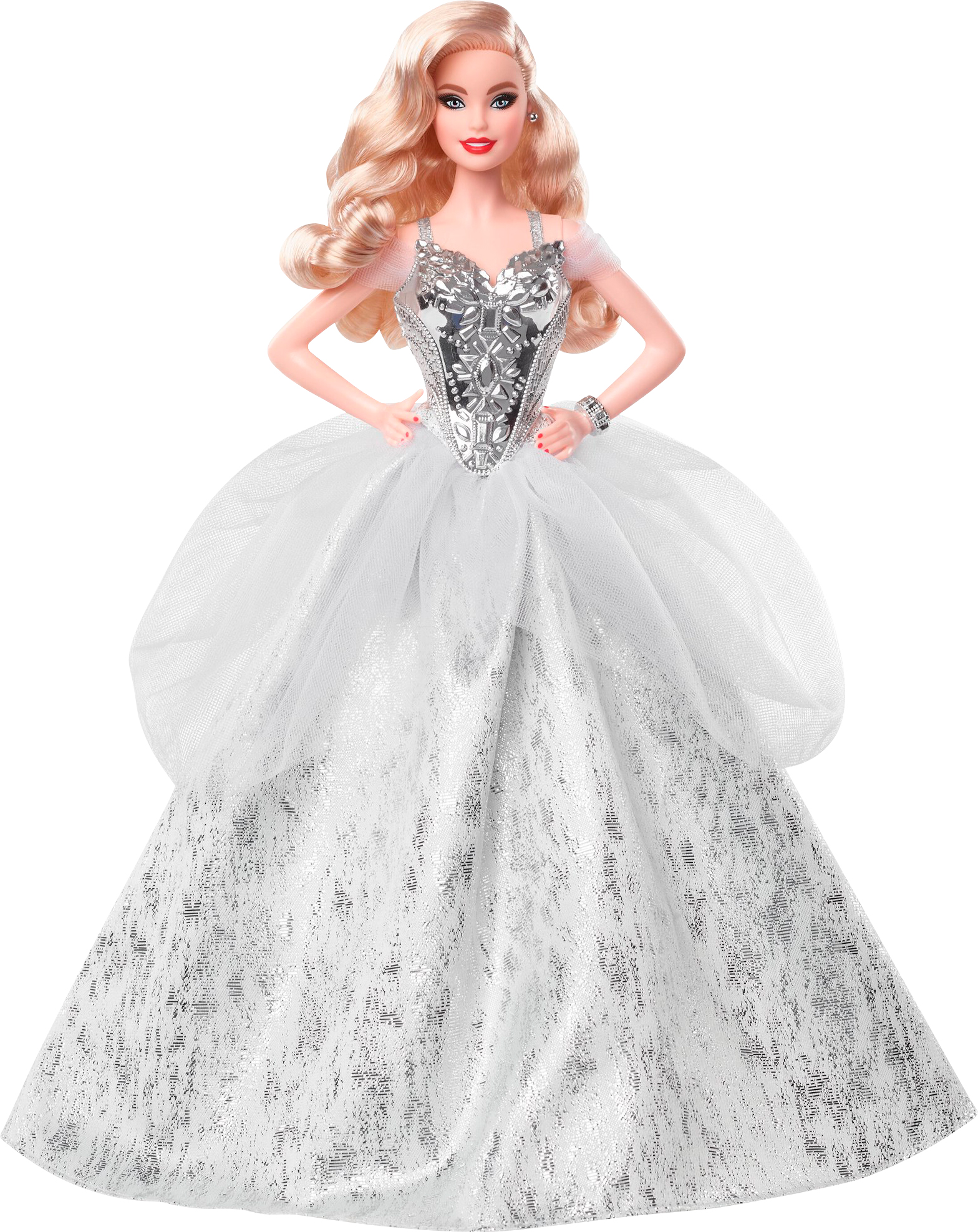 

Коллекционная кукла Barbie Праздничная 2021 (GXL18)