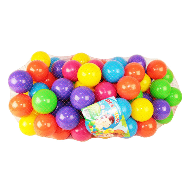 

Шарики для сухих бассейнов MToys 74 мм 100 шт в сетке (17102)