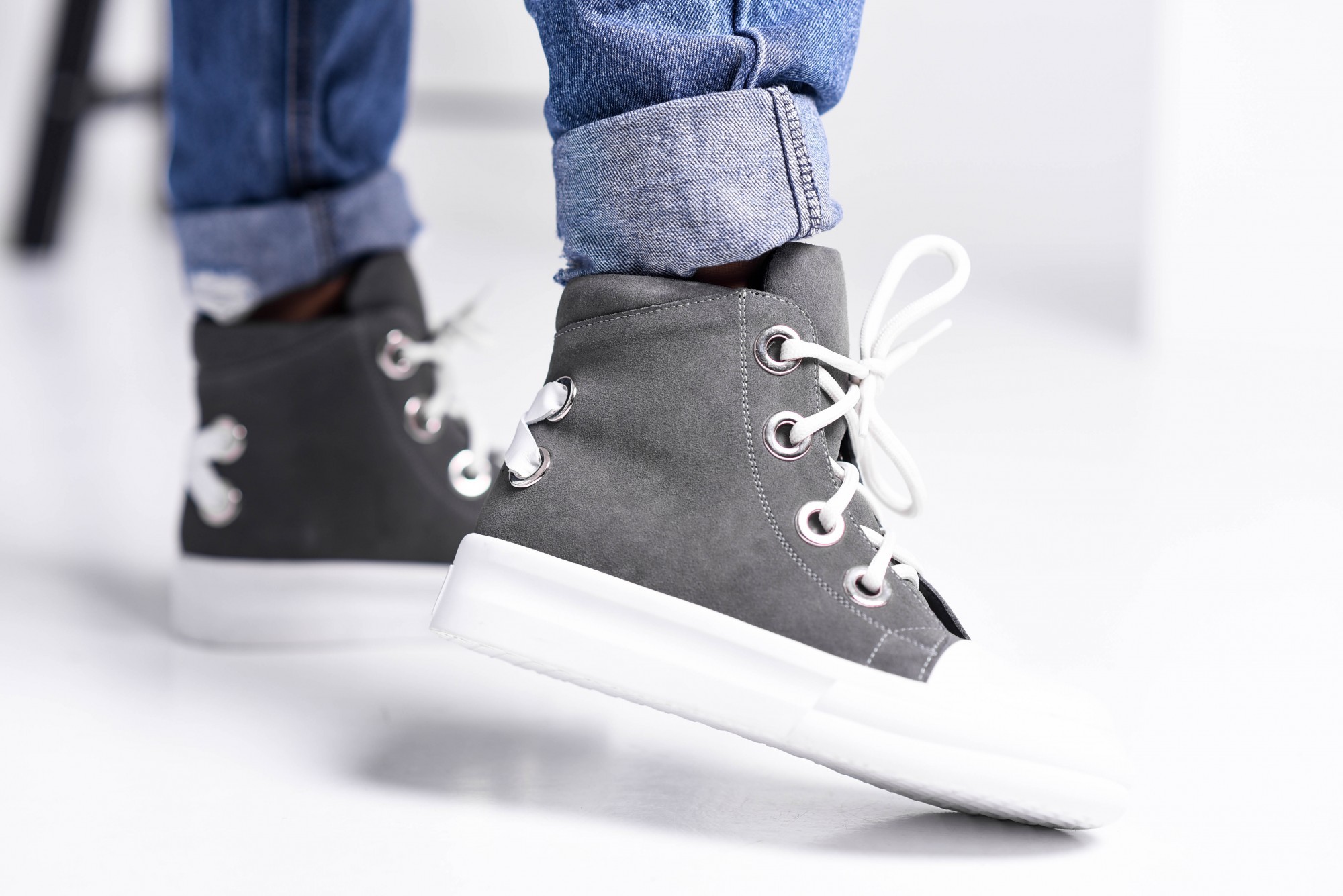 

Кеды Maya Shoes 2445 Серые 37р