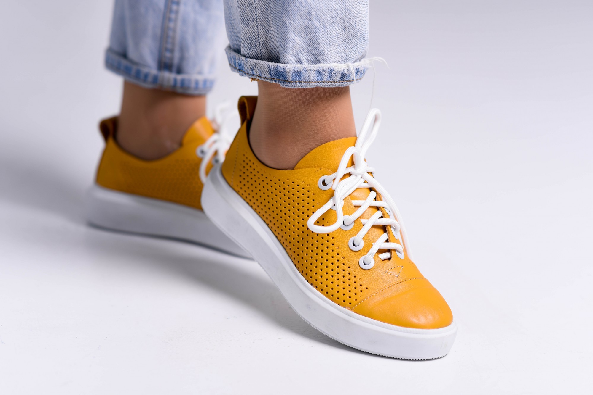 

Кеды Maya Shoes 2485 Желтый 36р