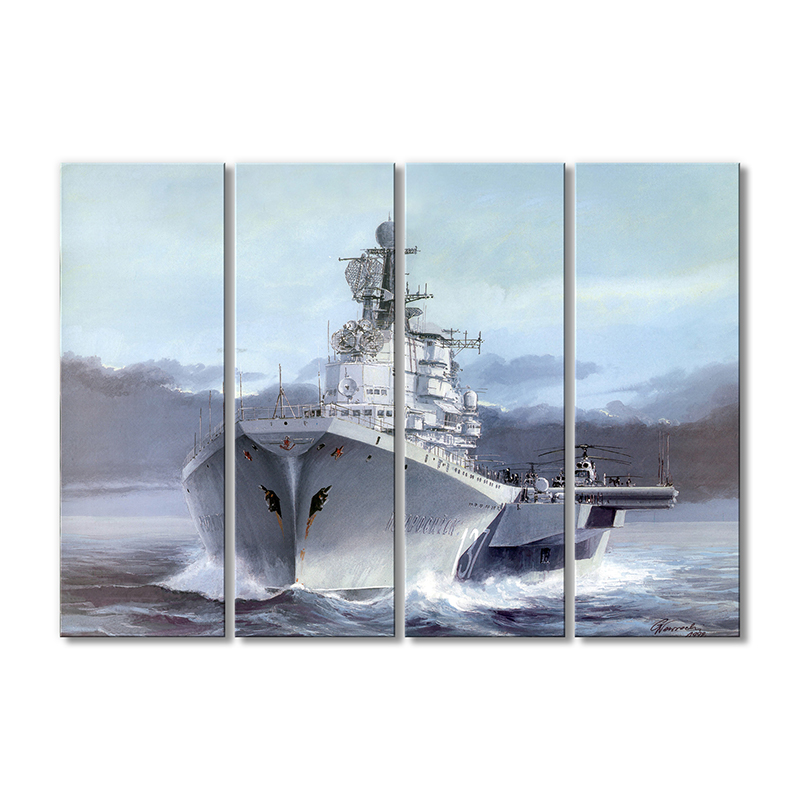 

Модульная картина Artel «Корабль Новоросийск» 4 модуля 90x135 см