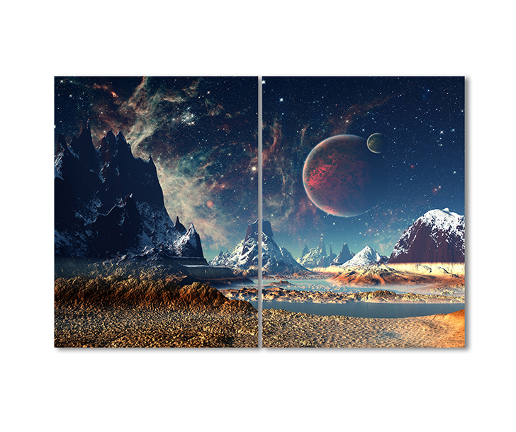 

Модульная картина Artel «Космос» 2 модуля 120x180 см