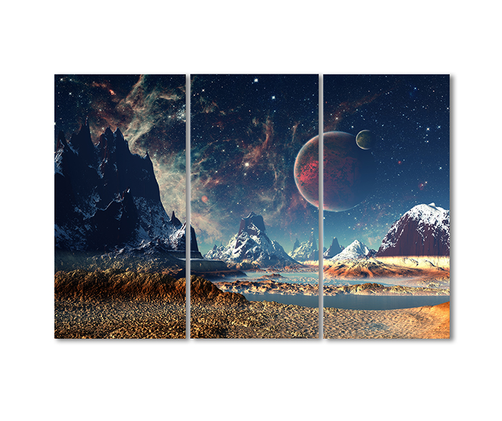 

Модульная картина Artel «Космос» 3 модуля 50x75 см