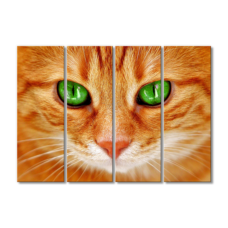 

Модульная картина Artel «Кошачий взгляд изумрудных глаз» 4 модуля 120x180 см