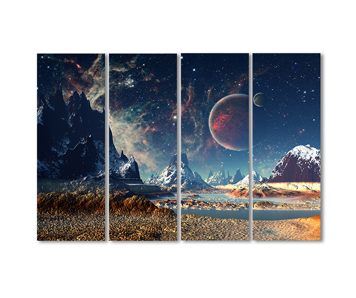 

Модульная картина Artel «Космос» 4 модуля 80x120 см