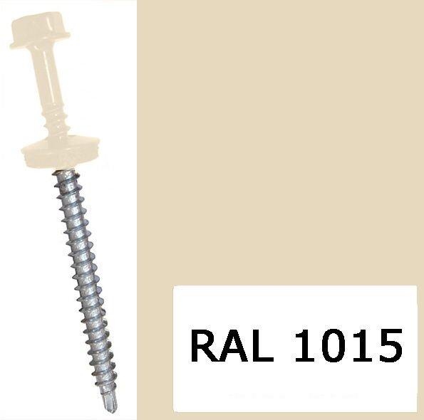 

Саморезы кровельные по металлу ETANCO (GUNNEBO) 4.8х19 RAL 1015 упк 250 шт