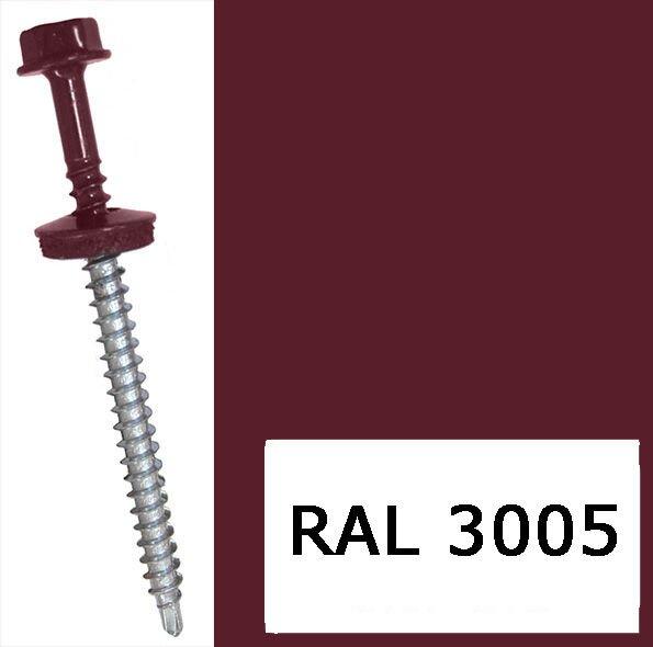 

Саморезы кровельные по металлу ETANCO (GUNNEBO) 4.8х19 RAL 3005 упк 250 шт