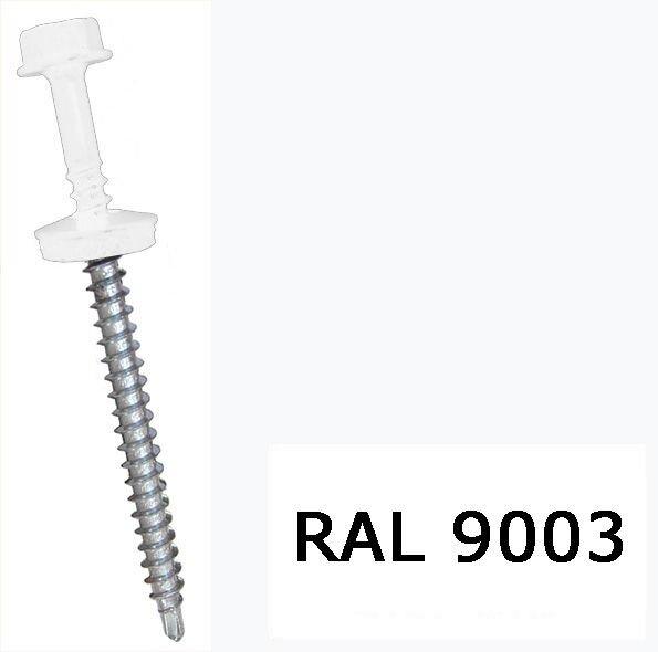 

Саморезы кровельные по металлу ETANCO (GUNNEBO) 4.8х19 RAL 9003 упк 250 шт