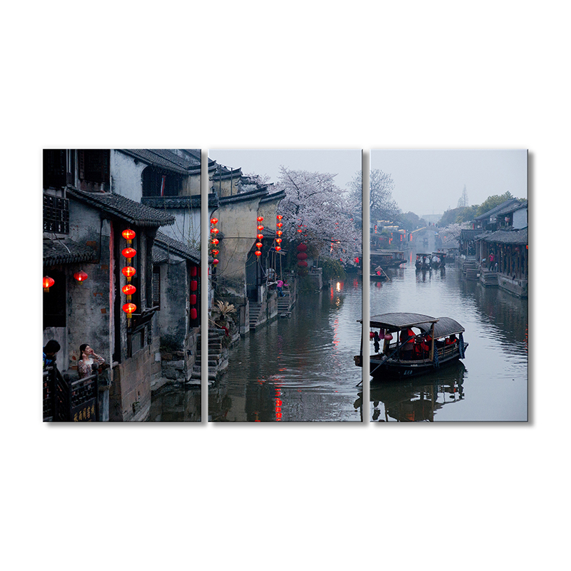 

Модульная картина Artel «Китайская Венеция» 3 модуля 120x180 см