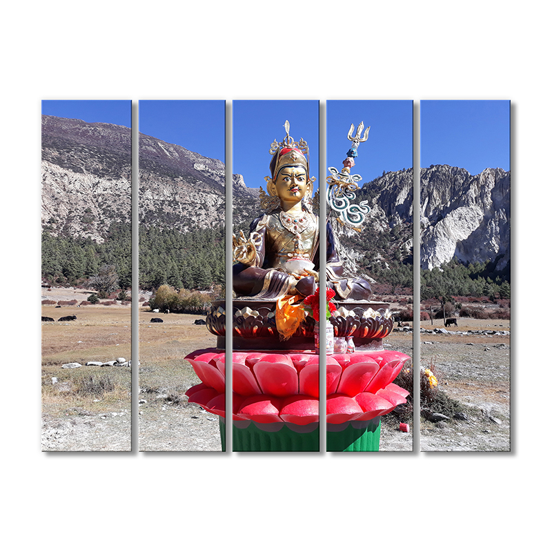 

Модульная картина Artel «Индийская статуя» 5 модулей 90x135 см