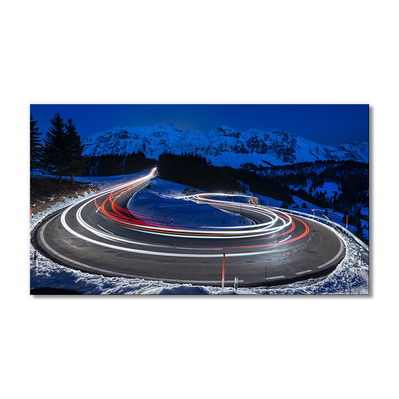 

Модульная картина Artel «Изогнутое освещение дороги в снегу» 1 модуль 50x75 см
