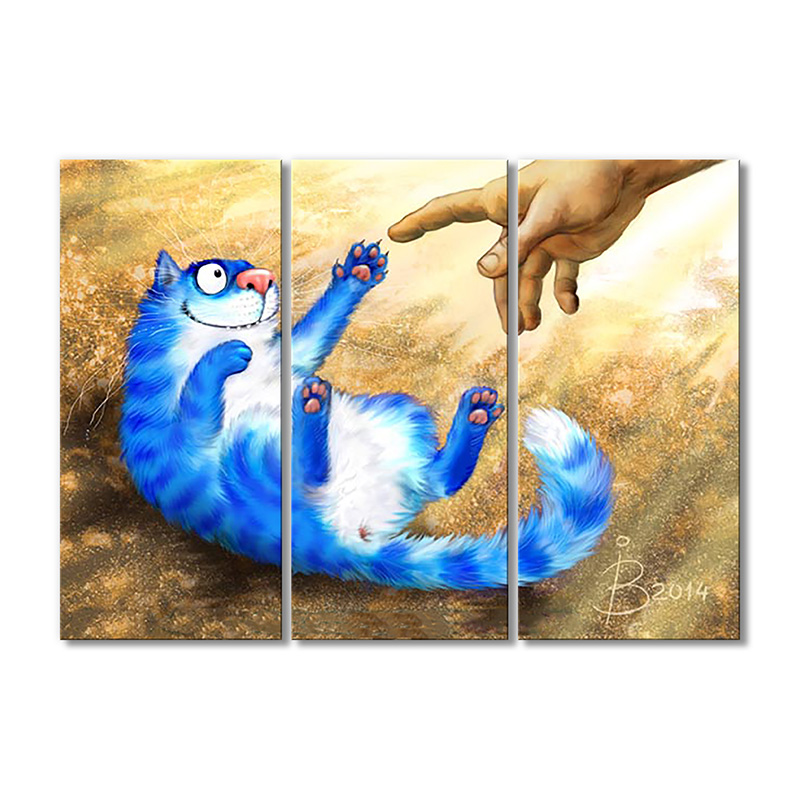 

Модульная картина Artel «Игривое настроение» 3 модуля 50x75 см