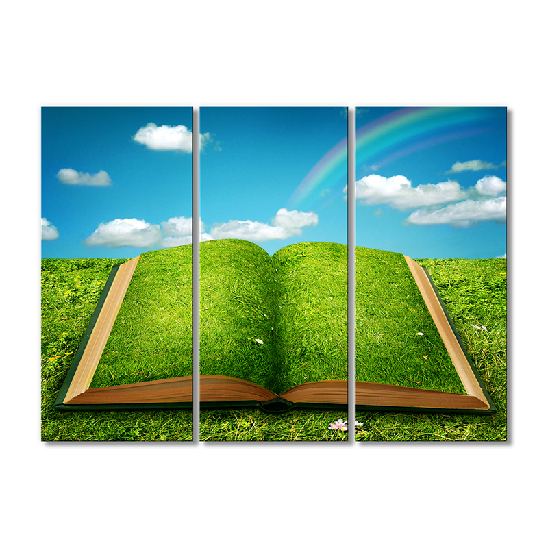 

Модульная картина Artel «Зеленая книга» 3 модуля 80x120 см