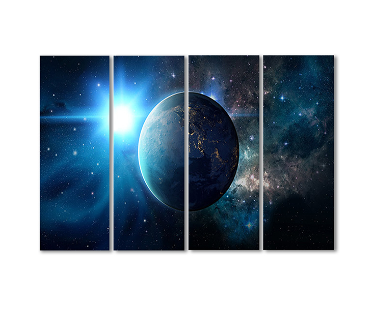

Модульная картина Artel «Земля и звезды» 4 модуля 70x105 см