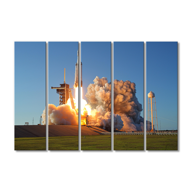 

Модульная картина Artel «Запуск Фалкон 9» 5 модулей 120x180 см