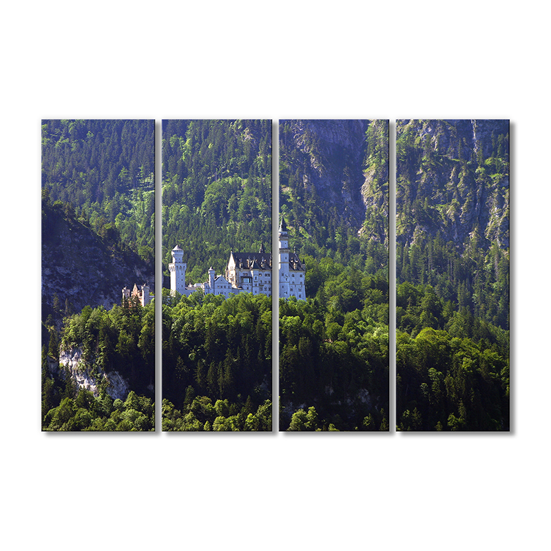 

Модульная картина Artel «Замок в горах» 4 модуля 60x90 см