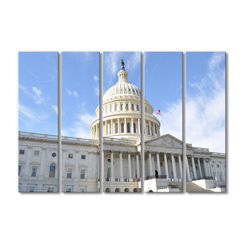 

Модульная картина Artel «Здание Капитолия США Вашингтон» 5 модулей 70x105 см