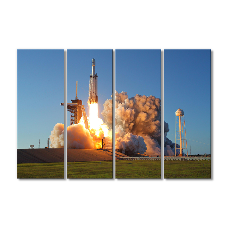 

Модульная картина Artel «Запуск Фалкон 9» 4 модуля 90x135 см
