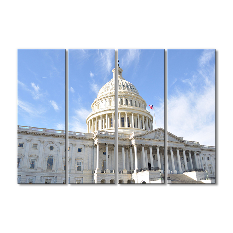 

Модульная картина Artel «Здание Капитолия США Вашингтон» 4 модуля 70x105 см