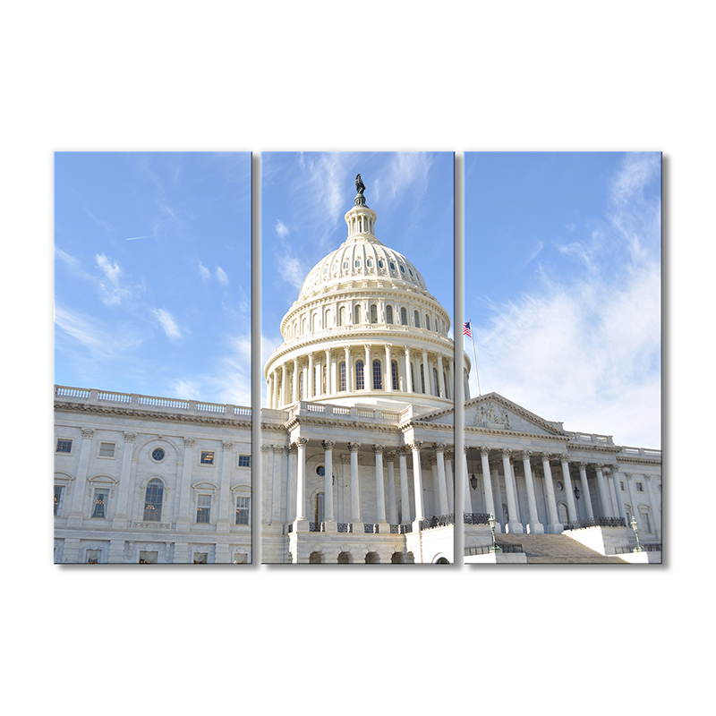 

Модульная картина Artel «Здание Капитолия США Вашингтон» 3 модуля 80x120 см