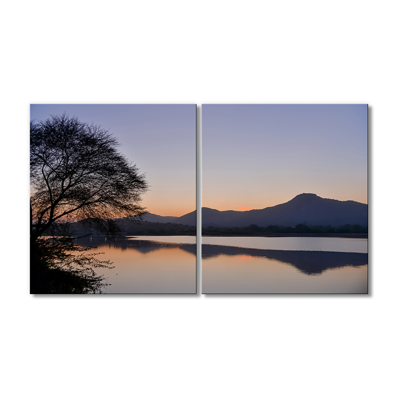 

Модульная картина Artel «Закатный пейзаж озера» 2 модуля 80x120 см