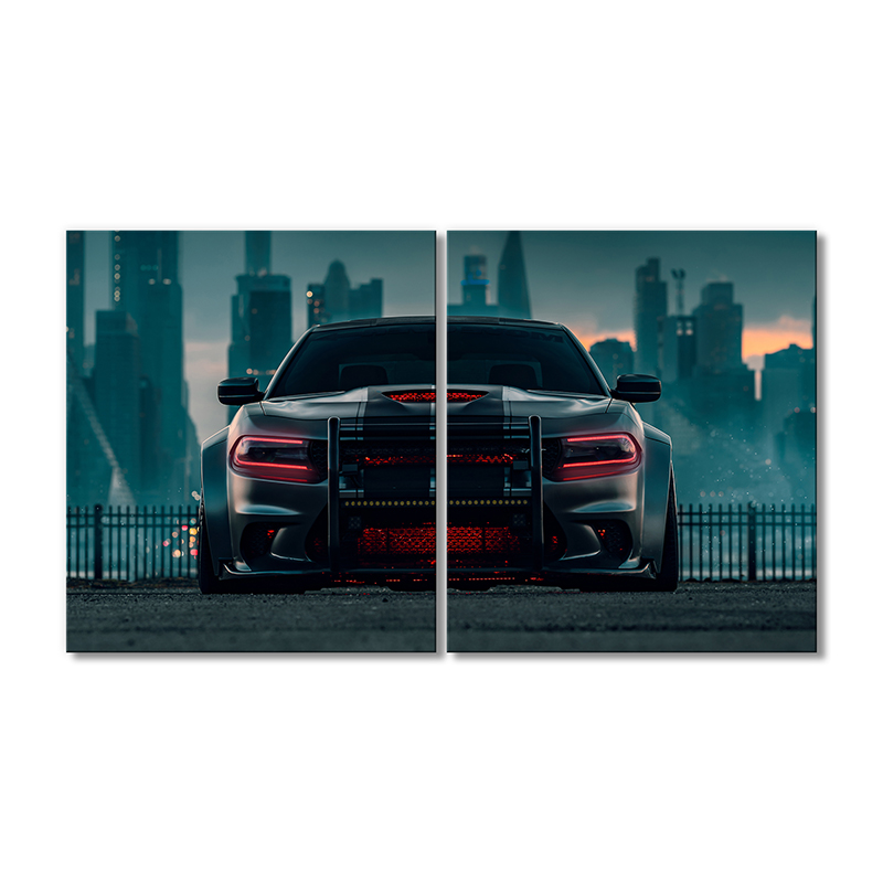 

Модульная картина Artel «Додж Чарджер Хелкат автомобиль» 2 модуля 70x105 см
